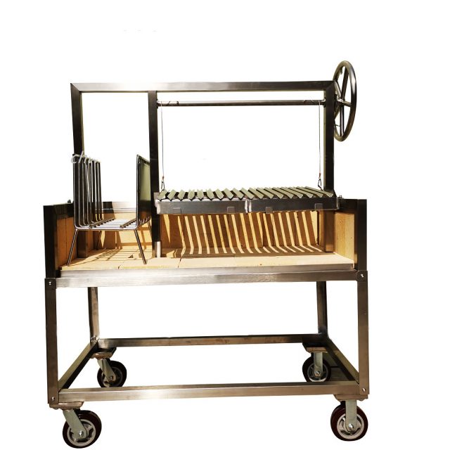 Argentinian Style Outdoor Charcoal Grill - Detachable Design - 123-Debussy