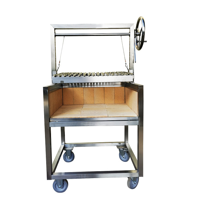 Argentinian Style Outdoor Charcoal Grill - Detachable Design - 77-Bach