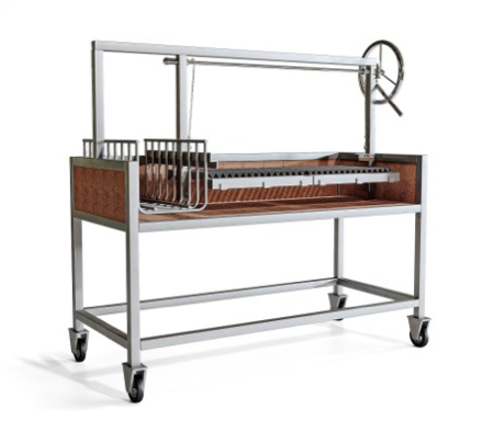 Argentinian Style Outdoor Charcoal Grill - Detachable Design - 180-Debussy